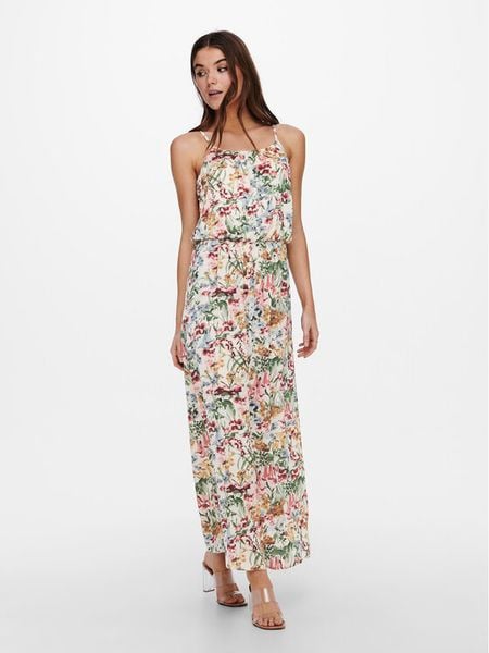 ONLY Sukienka letnia Winner 15177381 Kolorowy Regular Fit. Sukienki damskie ONLY, na lato, bez wzorów, z syntetyku, bez kołnierzyka, bez ramiączek. Za 149.99 zł.