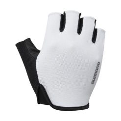 Krótkie rękawice Shimano Airway. Białe rękawiczki damskie Shimano, bez wzorów. Za 175.50 zł.
