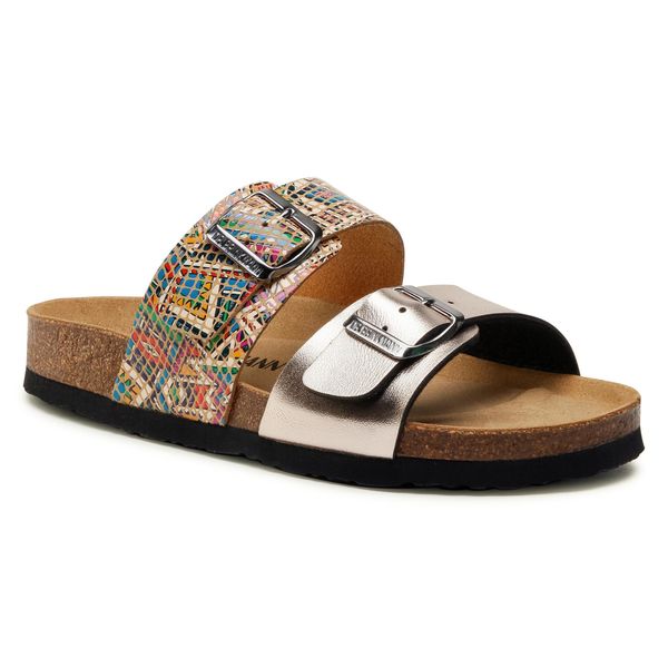 Klapki Dr. Brinkmann. Żółte klapki damskie Dr. Brinkmann, bez wzorów, bez obcasa, bez zapięcia. Za 209.99 zł.