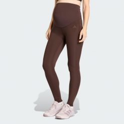 Legginsy ciążowe Optime Essentials Workout Full Length. Brązowe bielizna sportowa damska Adidas, bez wzorów. Za 219.00 zł.