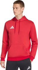 Adidas Bluza męska adidas Entrada 26 Hoody czerwona JZ6576 2XL. Czerwone bluzy męskie Adidas, m, bez wzorów, bez ramiączek, bez kaptura. Za 178.95 zł.