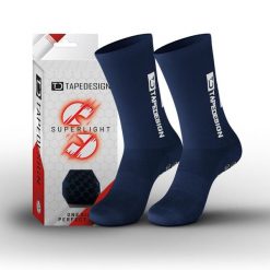 Skarpetki Tape Design Allround Superlight. Niebieskie skarpetki damskie TAPEDESIGN, bez wzorów. W wyprzedaży za 137.50 zł.