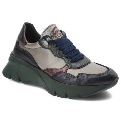 Szare Sneakersy Hispanitas Półbuty Sportowe Premium. Szare półbuty damskie Hispanitas, bez wzorów, ze skóry, eleganckie, bez obcasa, bez zapięcia. Za 639.00 zł.