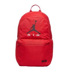 Plecak sportowy szkolny Jordan Jam Air Backpack. Czerwone plecaki męskie Nike, bez wzorów, z materiału, biznesowe. Za 179.00 zł.