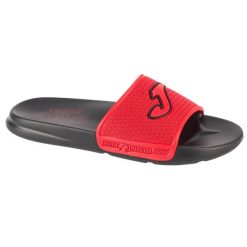Klapki na basen męskie, S.Island Men 24 SISLAS. Czerwone klapki męskie Joma, bez wzorów, bez zapięcia. Za 69.99 zł.