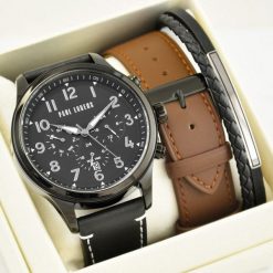 Zestaw męski zegarek Paul Lorens - BAYAS 2 PASKI + bransoletka. Zegarki męskie Olympia, bez wzorów. Za 349.99 zł.