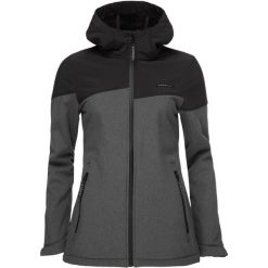 Damska kurtka softshell Loap Ludysa Ciemnoszara. Czarne kurtki sportowe damskie LOOP, na jesień, s, bez wzorów, z softshellu, bez ramiączek, bez kaptura, trekkingowe. Za 349.99 zł.
