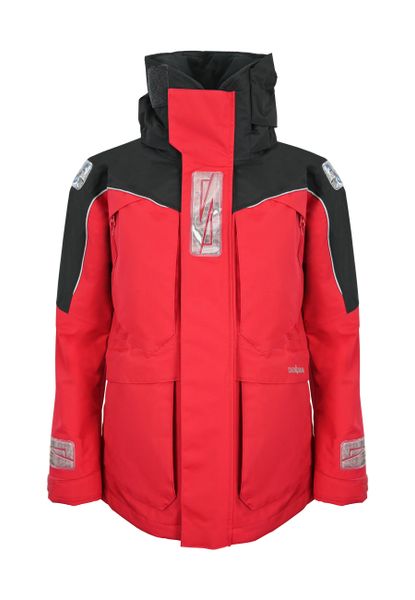 Kurtka - sztormiak Ocean C4S Stavanger. Czerwone kurtki męskie CRAZY 4 SAILING, s, bez wzorów, z poliamidu, bez kaptura. Za 1,813.90 zł.