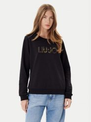 Liu Jo Sport Bluza Ecs Felpa Chiusa TF5196 FS090 Czarny Regular Fit. Czarne bluzy damskie Liu Jo Sport, xs, bez wzorów, z bawełny, sportowe, bez ramiączek, bez kaptura. Za 499.99 zł.