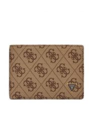 Guess Portfel SMMALL LEA27 Brązowy. Brązowe portfele męskie Guess, z aplikacjami, ze skóry. Za 319.99 zł.