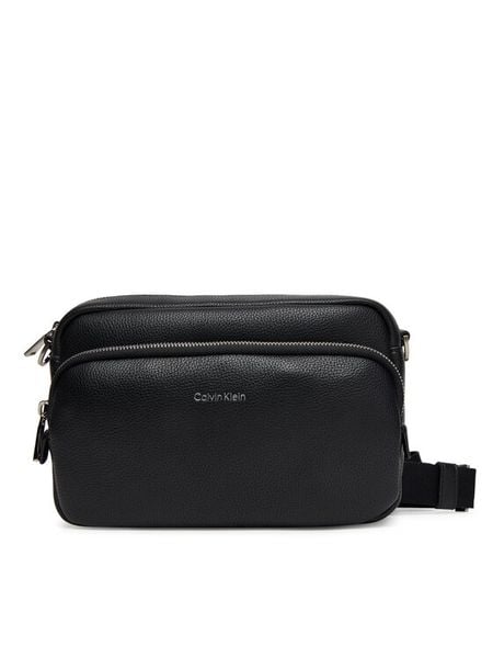 Calvin Klein Saszetka Raised Camera Bag LV04D3159G Czarny. Czarne saszetki i nerki męskie Calvin Klein, ze skóry. Za 299.99 zł.
