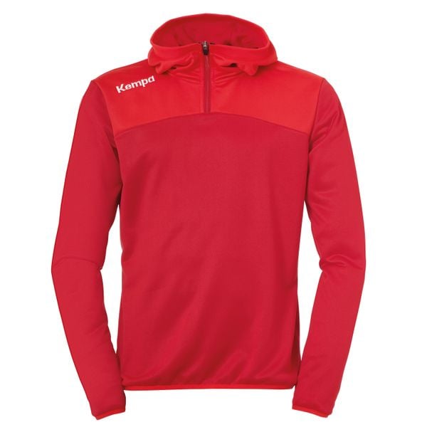 Bluza emotion 2.0 Kempa Quarter Zip. Czerwone bluzy męskie Kempa, xl, bez wzorów, sportowe, bez ramiączek, bez kaptura. Za 181.10 zł.
