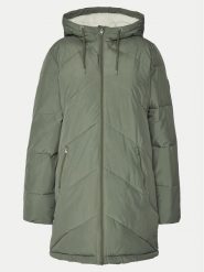 Roxy Płaszcz zimowy Better Weather ERJJK03634 Zielony Regular Fit. Zielone płaszcze damskie Roxy, na zimę, xl, bez wzorów, z syntetyku, bez kołnierzyka, bez kaptura. Za 539.99 zł.