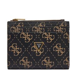 Portfel Guess. Brązowe portfele męskie Guess, z aplikacjami. Za 269.99 zł.