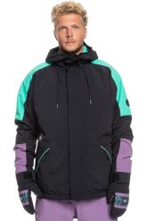 Kurtka narciarska męska Quiksilver Radicalo - Technical. Czarne kurtki sportowe męskie Quiksilver, l, bez wzorów, z lycry, bez kaptura, narciarskie. Za 508.49 zł.