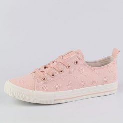 Nude tenisówki damskie Big Star Ll274224. Trampki i tenisówki damskie BIG STAR, bez wzorów, z koronki, bez zapięcia. Za 119.80 zł.