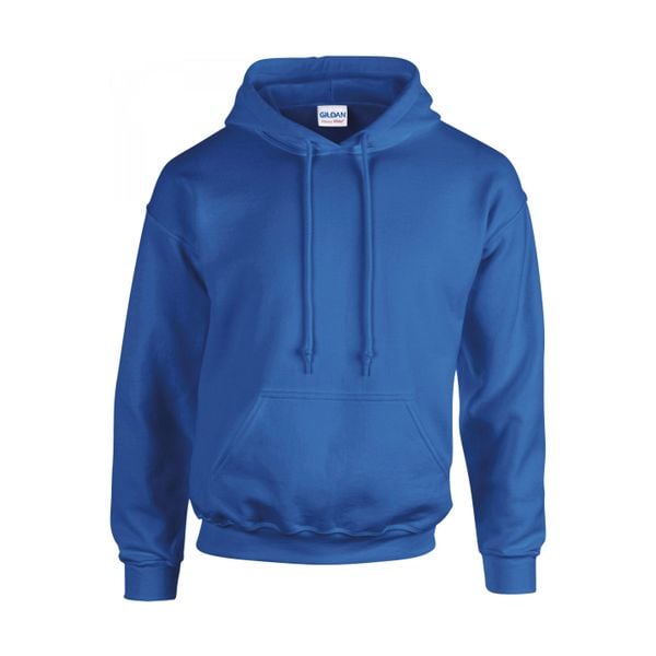 Bluza z kapturem Gildan Heavy Blend ®. Niebieskie bluzy damskie GILDAN, s, bez wzorów, z bawełny, klasyczne, bez ramiączek, z kapturem. Za 92.10 zł.
