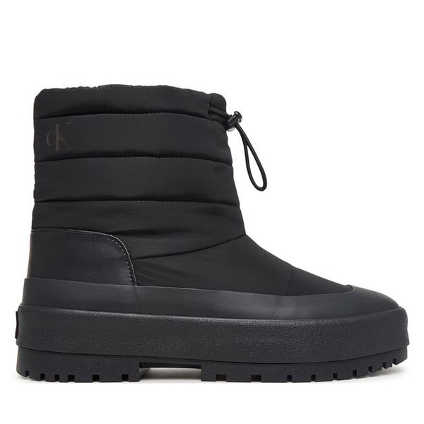 Śniegowce Calvin Klein. Czarne śniegowce damskie Calvin Klein, bez zapięcia. Za 489.99 zł.