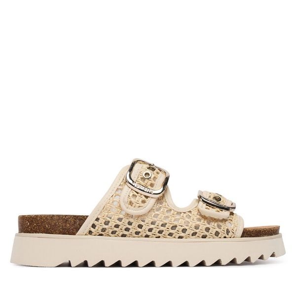 Klapki Tamaris. Białe klapki damskie Tamaris, bez wzorów, bez obcasa, bez zapięcia. Za 246.99 zł.