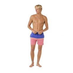 Spodenki surfingowe męskie Rip Curl Combine Volley Niebieski. Niebieskie kąpielówki męskie Rip Curl, bez wzorów, sportowe. Za 179.00 zł.