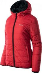 Hi-TEXT Dwustronna damska kurtka trekkingowa 2w1 Hi-Tec Halden czarno-czerwona rozmiar XL. Czarne kurtki sportowe damskie Hi-TEXT, xl, bez wzorów, bez ramiączek, bez kaptura. Za 202.83 zł.