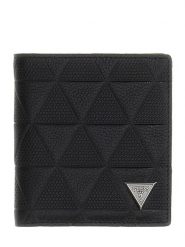 Guess Portfel SMTOTE LEA22 Czarny. Czarne portfele męskie Guess, z aplikacjami, ze skóry. Za 225.99 zł.