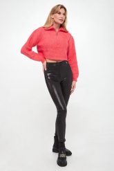 Legginsy damskie PATRIZIA PEPE. Legginsy damskie Patrizia Pepe, bez wzorów. W wyprzedaży za 551.40 zł.