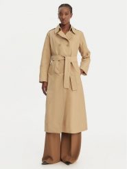 MAX&Co. Płaszcz przejściowy 2618021024200 Beżowy Regular Fit. Brązowe płaszcze damskie MAX&Co., bez wzorów, z syntetyku, bez kołnierzyka, bez kaptura. Za 1,139.00 zł.