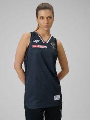 4F Koszulka meczowa replika wyjazdowa z sezonu 2025/26 męska 4F x Zagłębie Sosnowiec - czarna S. Czarne koszulki sportowe męskie 4F, m, bez wzorów, z dzianiny, bez ramiączek. Za 189.99 zł.