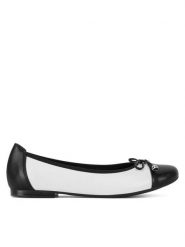 Lasocki Baleriny RST-ARABELLA-04 Biały. Białe balerinki damskie Lasocki, bez wzorów, ze skóry, bez obcasa, bez zapięcia. Za 149.99 zł.