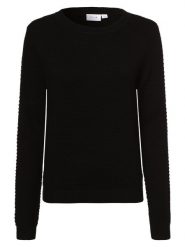 Vila Sweter Kobiety Bawełna czarny, S. Czarne swetry nierozpinane damskie Vila, s, bez wzorów, z bawełny, bez kołnierzyka, bez ramiączek. Za 179.95 zł.