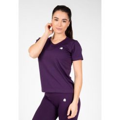 Koszulka bezszwowa fitness damska Gorilla Wear Neiro. Zielone bluzki damskie GORILLA WEAR, l, bez wzorów, sportowe, bez kołnierzyka, bez ramiączek. Za 191.00 zł.