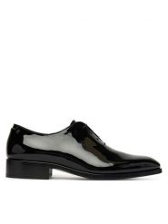 BOSS Półbuty Rill 50553059 Czarny. Czarne buty wizytowe męskie Boss, bez wzorów, z lakierowanej skóry, bez obcasa, bez zapięcia. Za 2,649.00 zł.