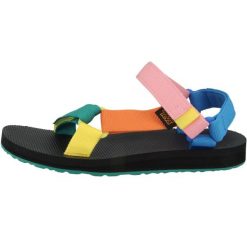 Buty do chodzenia damskie Teva Original Universal. Niebieskie obuwie trekkingowe damskie Teva, z materiału, bez zapięcia. Za 454.00 zł.