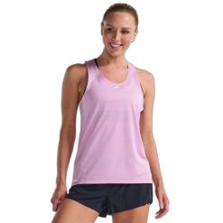 Damski tank top 2XU Light Speed. Czerwone topy damskie 2XU, bez wzorów, z tkaniny, sportowe, bez kołnierzyka, bez ramiączek. Za 347.50 zł.
