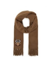 Weekend Max Mara Szalik Fascia 2615541034 Beżowy. Brązowe rękawiczki damskie Weekend Max Mara, bez wzorów, z wełny. Za 909.99 zł.