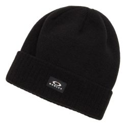 Czapka Zimowa Unisex Oakley Beanie Ribbed 2.0. Czarne czapki męskie Oakley, na zimę, bez wzorów. Za 97.99 zł.