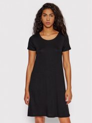 ONLY Sukienka letnia Bera 15131237 Czarny Regular Fit. Czarne sukienki damskie ONLY, na lato, xl, bez wzorów, z wiskozy, bez kołnierzyka, bez ramiączek. Za 69.99 zł.