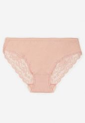 Różowe Majtki Figi z Koronkowymi Wstawkami Amiora. Czerwone majtki damskie Renee, z bawełny. Za 9.99 zł.