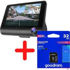 Wideorejestrator Techonic ZESTAW: WIDEOREJESTRATOR JAZDY 3W1 + KARTA PAMIĘCI 32GB. Wideorejestratory Techonic. Za 158.00 zł.