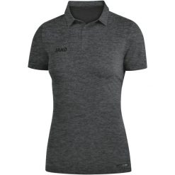 Polo Jako Premium Basics. Brązowe koszulki sportowe męskie Jako, bez wzorów, bez ramiączek, do piłki nożnej. Za 262.50 zł.
