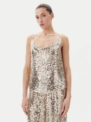 Bruuns Bazaar Top Meria BBW4389 Srebrny Loose Fit. Szare topy damskie Bruuns Bazaar, bez wzorów, z wiskozy, bez kołnierzyka, bez ramiączek. Za 229.99 zł.