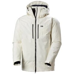 Kurtka narciarska z kapturem Helly Hansen Kvitfjell Infinity Down. Białe kurtki sportowe męskie Helly Hansen, m, bez wzorów, z kapturem, narciarskie. W wyprzedaży za 4,286.50 zł.