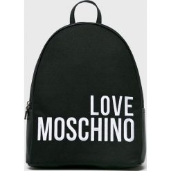 Love Moschino - Plecak. Czarne plecaki damskie Love Moschino, bez wzorów, z materiału. W wyprzedaży za 579.90 zł.