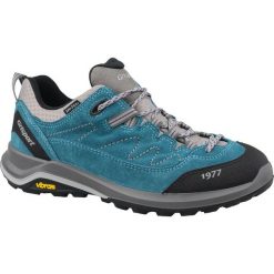 Buty trekkingowe męskie, Grisport Scarpe. Niebieskie buty zimowe męskie Grisport, bez wzorów, ze skóry, bez obcasa, bez zapięcia. Za 329.99 zł.