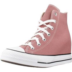 Buty CONVERSE CHUCK TAYLOR ALL STAR WEDGE Czerwony. Czerwone obuwie sportowe damskie Converse, bez wzorów, bez zapięcia. Za 369.99 zł.