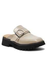 Clarks Klapki Stayso Free 26176515 Beżowy. Brązowe klapki damskie Clarks, bez wzorów, ze skóry, bez obcasa, bez zapięcia. Za 449.99 zł.