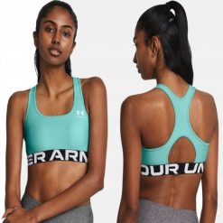 Biustonosz Treningowy Sportowy Under Armour. Zielone bielizna sportowa damska Under Armour, s, bez wzorów. Za 73.99 zł.