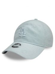 New Era Czapka z daszkiem Los Angeles Dodgers Towelling 9Twenty 60595346 Błękitny. Niebieskie czapki damskie New Era, bez wzorów, z bawełny. Za 99.99 zł.
