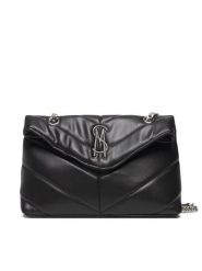 Steve Madden Torebka Bbelzer SM13000707-020002-BLK Czarny. Czarne torebki do ręki damskie Steve Madden, bez wzorów, ze skóry, bez dodatków. Za 469.99 zł.